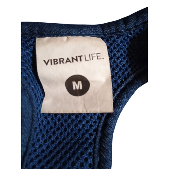 Vibrant Life Mesh Adjustable Dog Walking Pet Harness Blue Size M NWOT - Picture 3 of 3